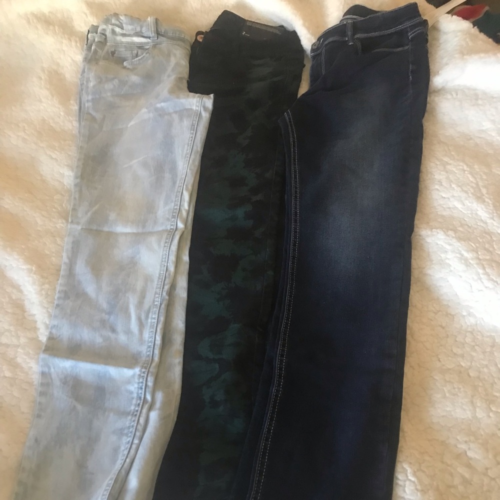 American eagle and lei jeans